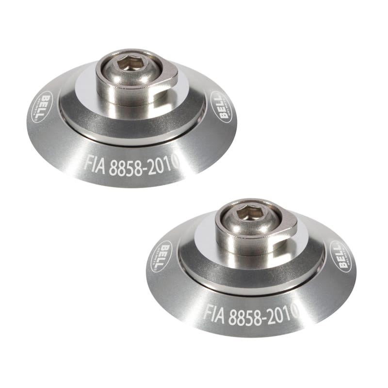 Bell — Bell HANS Clip Set - Silver FIA8858-2010