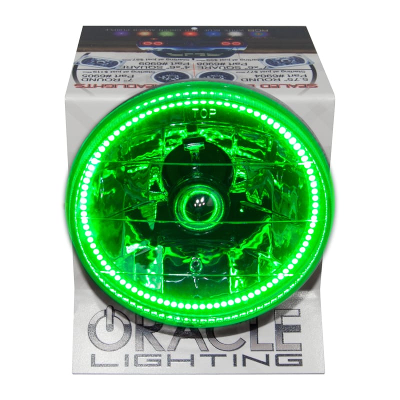 ORACLE Lighting — 5.75 Sealed Beam Powered Display, Green