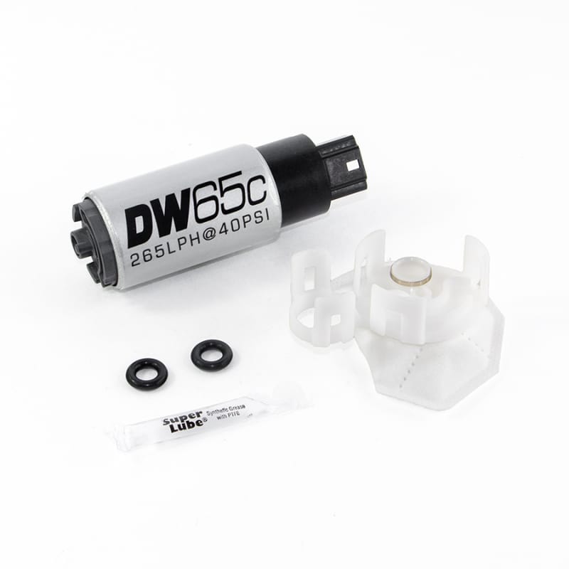 DeatschWerks — 265lph compact fuel pump w/ 9-1026 install kit
DW65C Fuel pump for Evo X/Mazda/Honda/Toyota