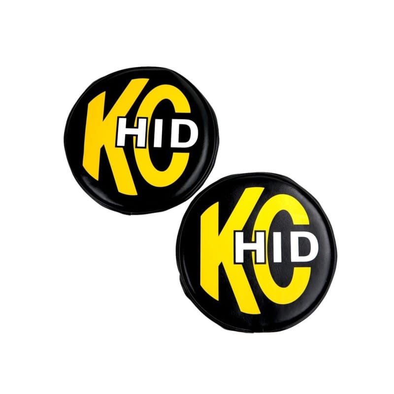 KC HiLiTES — KC Cover 8in Vinyl HID Black Yellow PR
Soft Light Cover