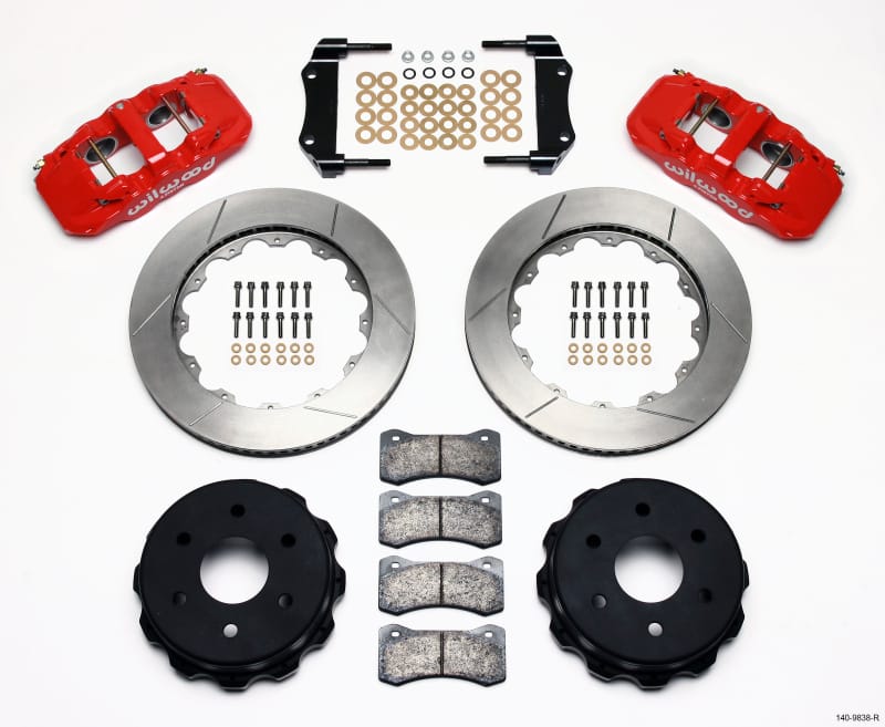 Wilwood — KIT,REAR,GM TRK/SUV,1500,99-UP,OE 2 PISTON CALIPER,14.25 ROTOR,RED