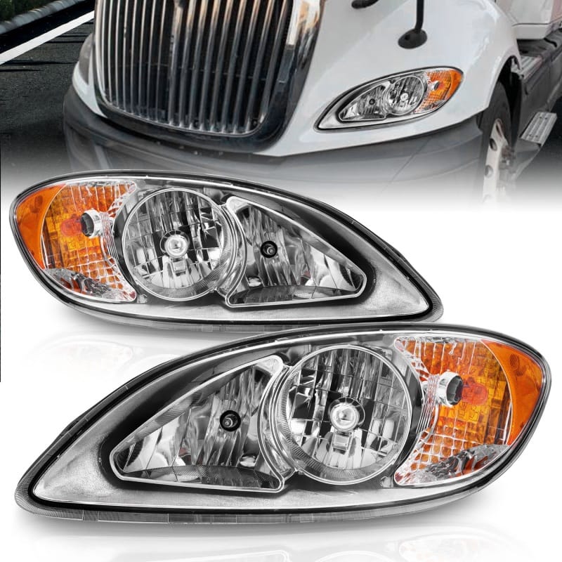 ANZO — ANZO 2008-2016 International Prostar Crystal Headlights Chrome Housing
Head Light Set
HdLtSet