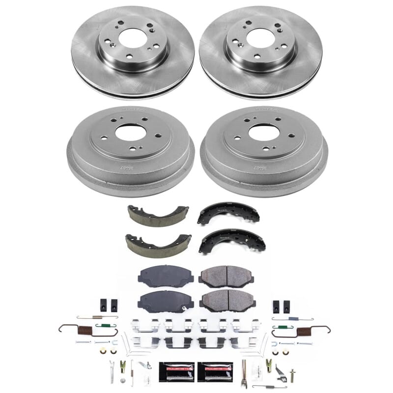 PowerStop — Track Day High-Performance Brake Pad and Rotor Kit