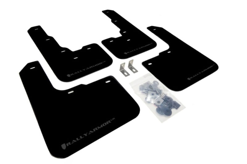 Rally Armor — Black Mud Flap/Grey Logo