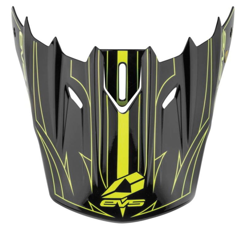 EVS — EVS T5 Pinner Visor - Black/Hiviz Yellow