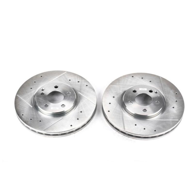 PowerStop — PowerStop Evolution Performance Drilled, Slotted & Plated Brake Rotor Pair