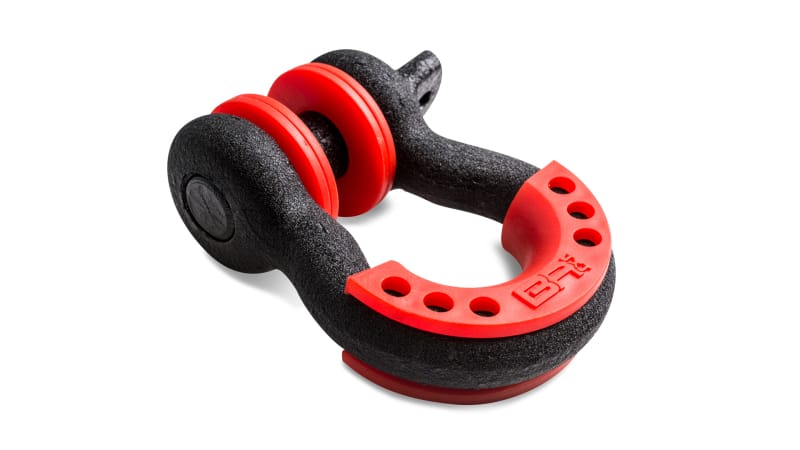 Body Armor 4x4 — 3/4" Black D-Ring With Isolators, Single