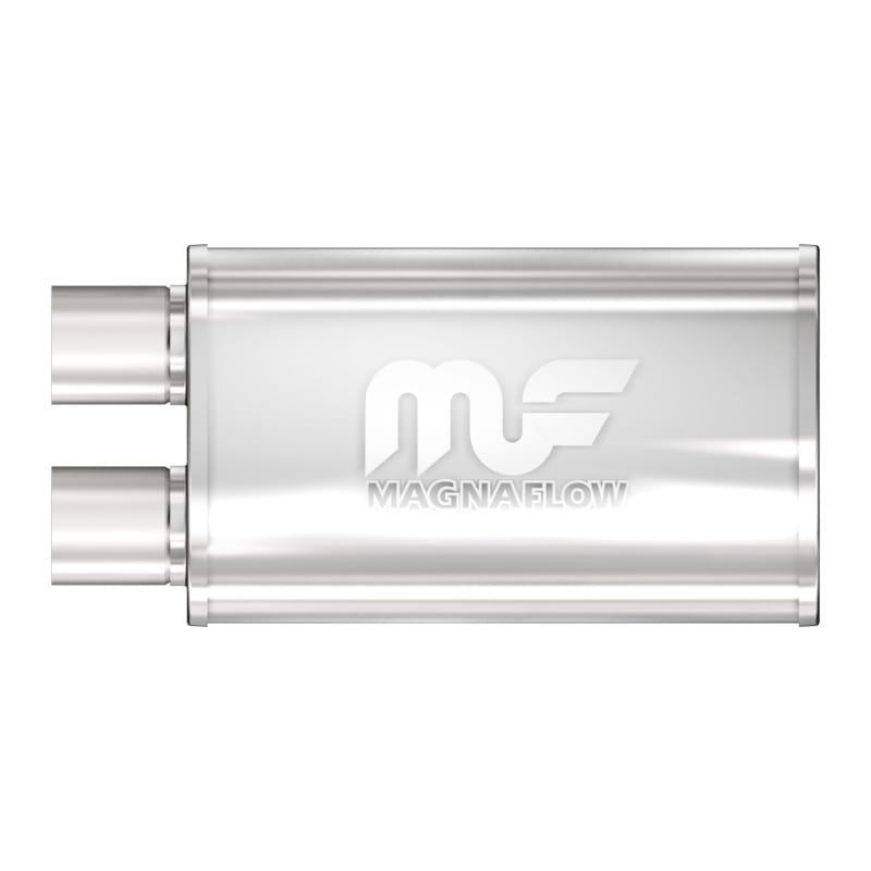 Magnaflow — Straight-Through Performance Muffler; 2.5in. Offset Same End;  5x14x8 Body
Straight-Through Performance Muffler; 2.5in. Offset Same End; 5x14x8 Body