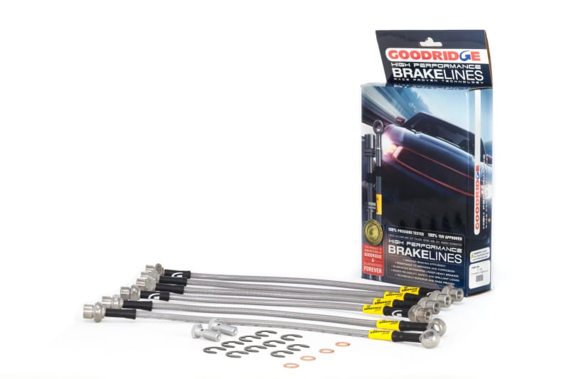 Goodridge — G-STOP SS Braided Brake Line Kit