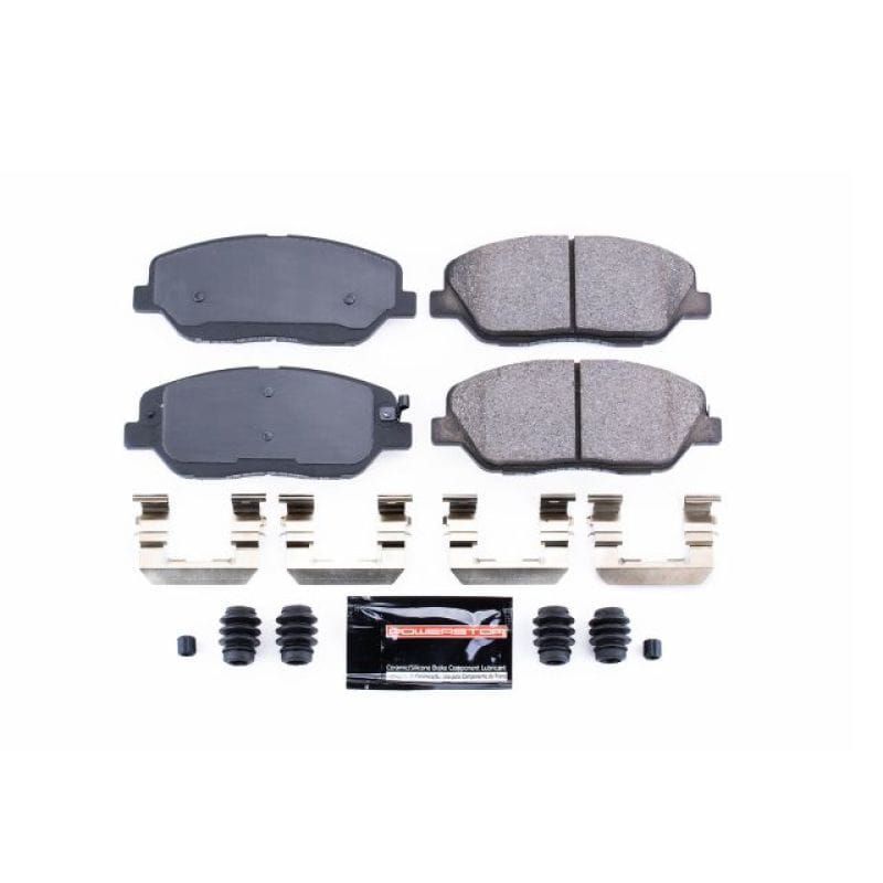 PowerStop — PowerStop - Z23 Daily Driver Carbon-Fiber Ceramic Brake Pads with Hardware Kit