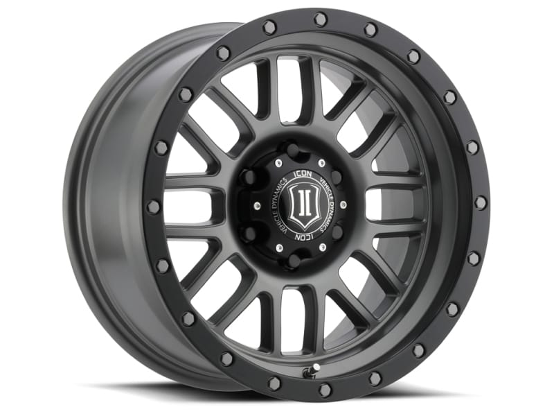 ICON — ICON ALLOYS ALPHA TITANIUM - 17 X 8.5 / 6 X 135 / 6MM / 5" BS