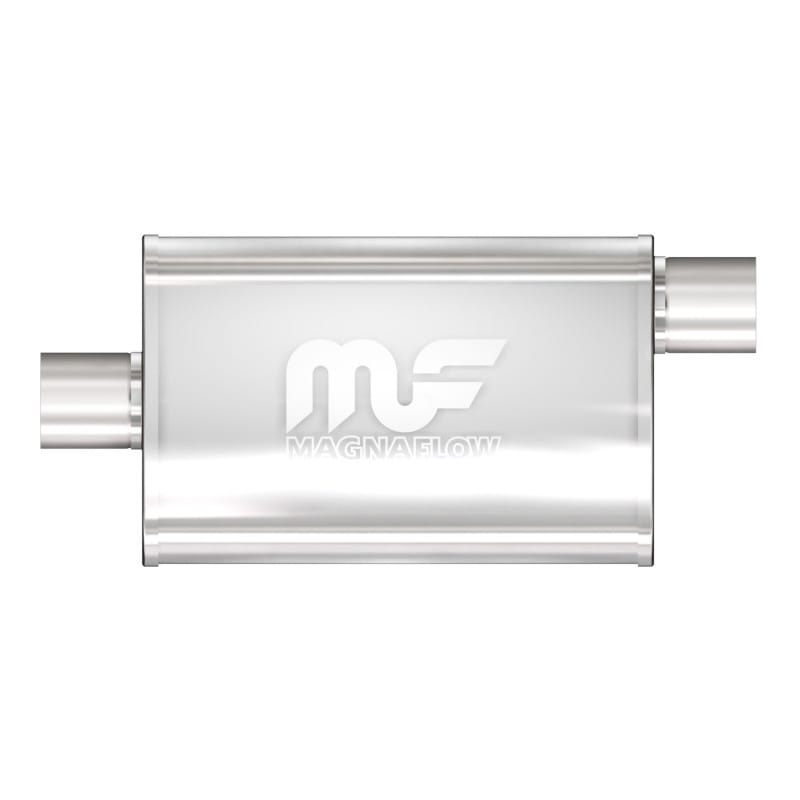 Magnaflow — Straight-Through Performance Muffler; 2.5in. Offset/Center;  4x18x9 Body
Straight-Through Performance Muffler; 2.5in. Offset/Center; 4x18x9 Body