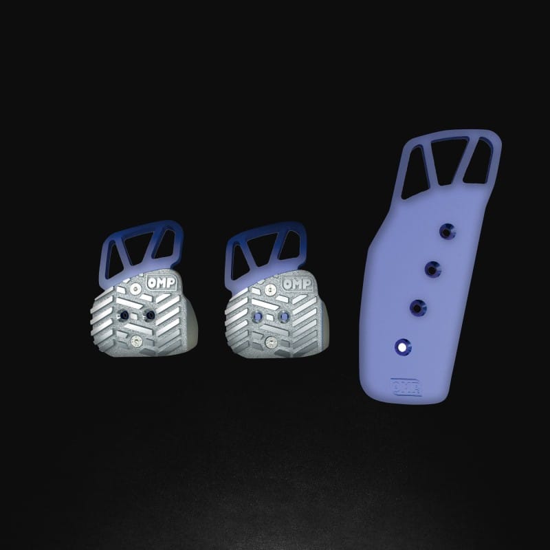 OMP — OMP Anodized Aluminum Pedals - Blue (Set of 3)