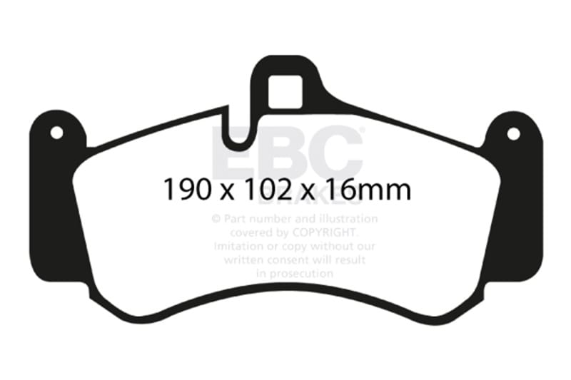 EBC — Redstuff Ceramic Low Dust Brake Pads