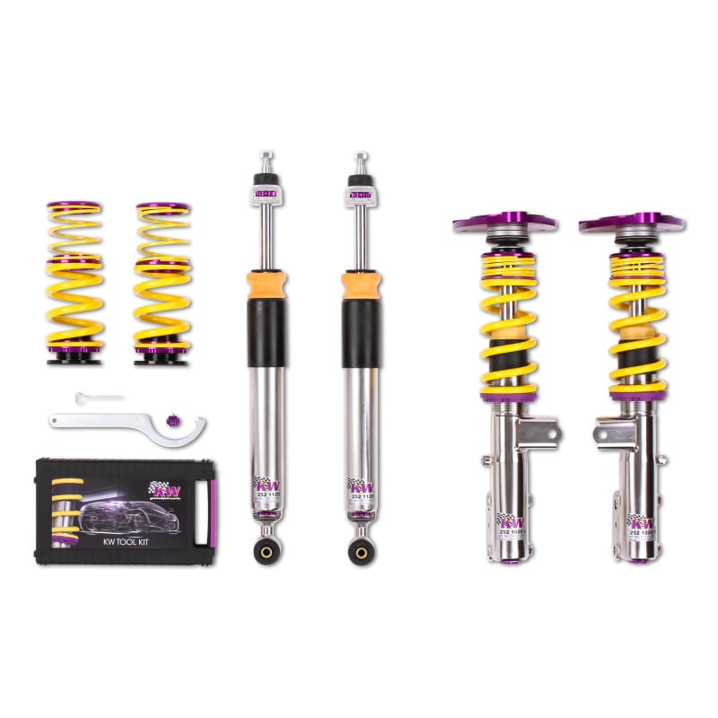 KW — Adjustable Coilovers, Aluminum Top Mounts, Independent Compression and Rebound
KW V3 CLUBSPORT KIT - 35225867