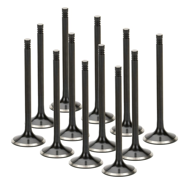 Supertech — Supertech Audi/VW 1.8T 5V Triple Groove Black Nitride Exhaust Valve - Set of 12