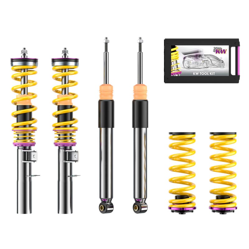 KW — Height Adjustable Coilovers with Independent Compression and Rebound Technology
KW COILOVER KIT V3 - 35267018