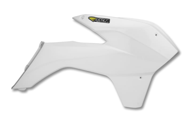 Cycra — Cycra 13-15 KTM 125 SX Powerflow Radiator Shrouds - White