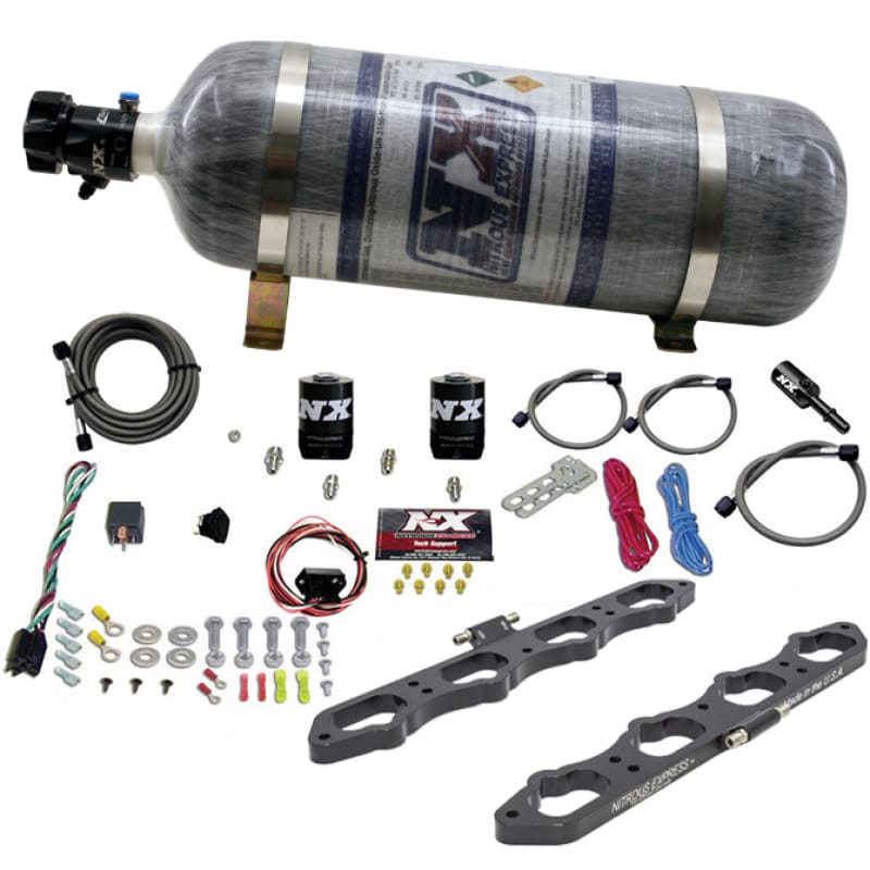 Nitrous Express — Nitrous Express 2018+ Ford 5.0L Coyote Wet Direct Port Plate System (w/12lb Bottle)
Injection System Kit
N2OSys