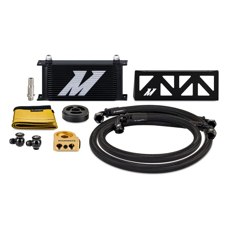 Mishimoto — Oil Cooler Kit, Black, Thermostatic, fits Subaru BRZ/Toyota GR86 2022+