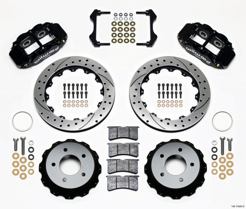 Wilwood — KIT,REAR,VETTE,85-87,FNSL4R,12.88x1.10 DRILLED