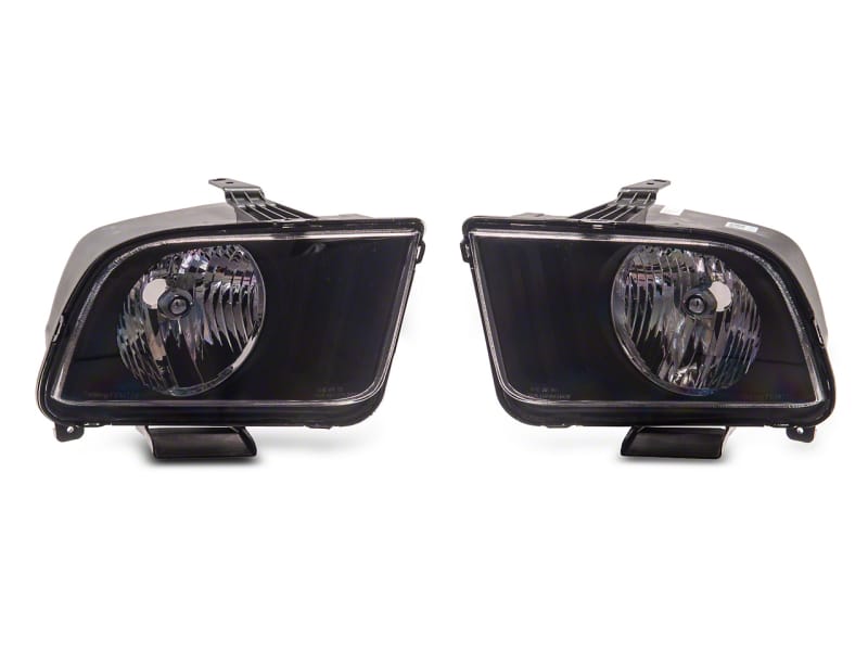 Raxiom — Raxiom 05-09 Ford Mustang Axial Series OEM Style Rep Headlights- Chrome Housing (Clear Lens)
Headlights