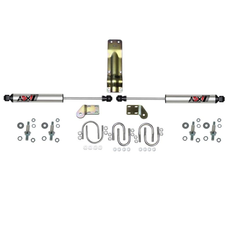 Skyjacker — ADX 2.0 CNC Machined Polished Aluminum Dual Stabilizer Kit.