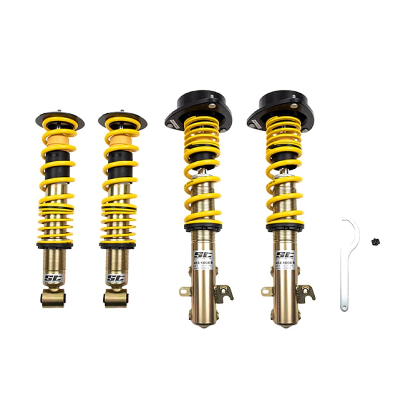 ST Suspensions — Height Adjustable Coilovers with Aluminum Top Mounts and Adjustable Damping