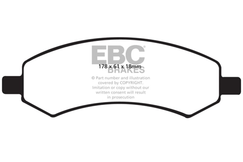 EBC — 6000 Series Greenstuff Truck/SUV Brakes Disc Pads