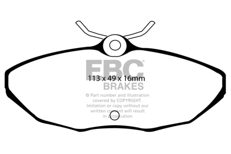 EBC — Yellowstuff Street And Track Brake Pads