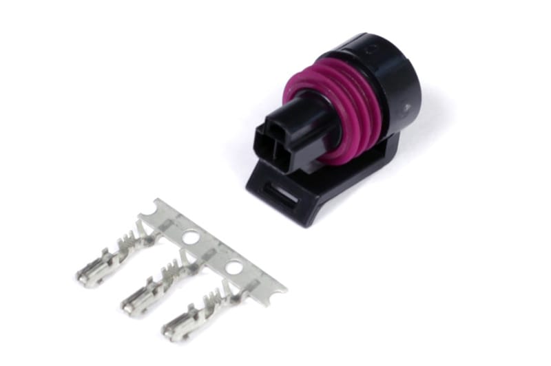 Haltech — Plug and Pins Only - Delphi 3 Pin Pressure Sensor Connector
