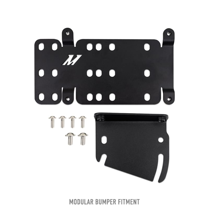 Mishimoto — License Plate Relocation Kit, Fits Ford Bronco 2021+, Modular Bumper