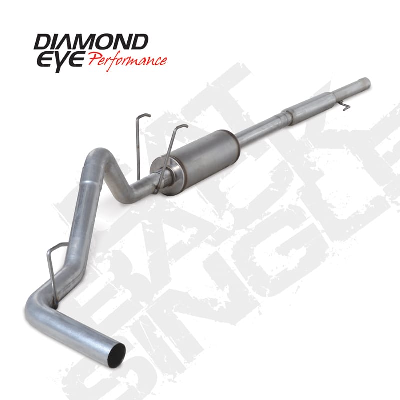 Diamond Eye Performance — 2006-2008 DODGE 5.7L HEMI 1500 3" CAT BACK SINGLE ALUMINIZED