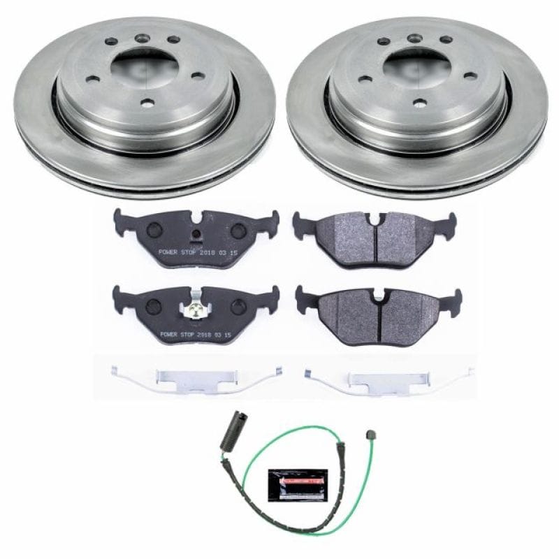 PowerStop — Track Day Spec High-Performance Brake Pad and Rotor Kit