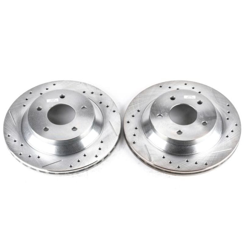 PowerStop — PowerStop Evolution Performance Drilled, Slotted & Plated Brake Rotor Pair