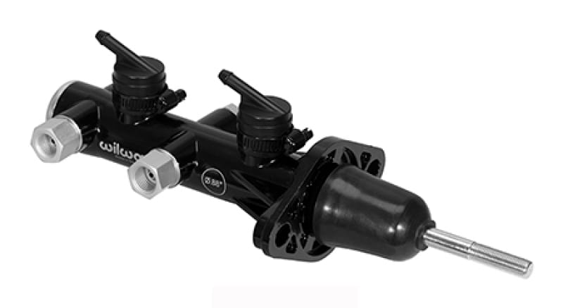 Wilwood — M/C,TANDEM,REMOTE,1.00 DIA,DIECAST,DUAL OUTLET,W/PUSHROD,WILWOOD,BLACK
