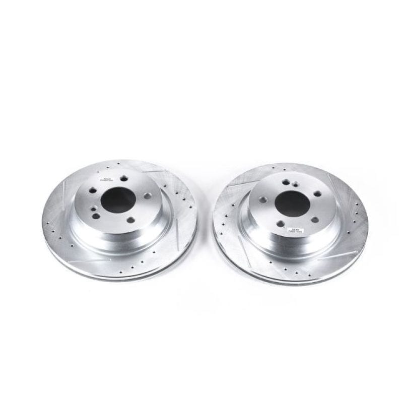 PowerStop — PowerStop Evolution Performance Drilled, Slotted & Plated Brake Rotor Pair