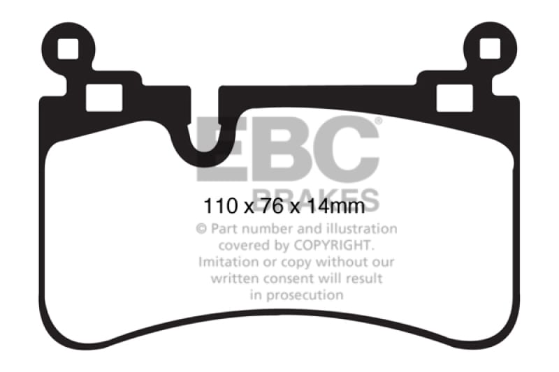 EBC — Redstuff Ceramic Low Dust Brake Pads