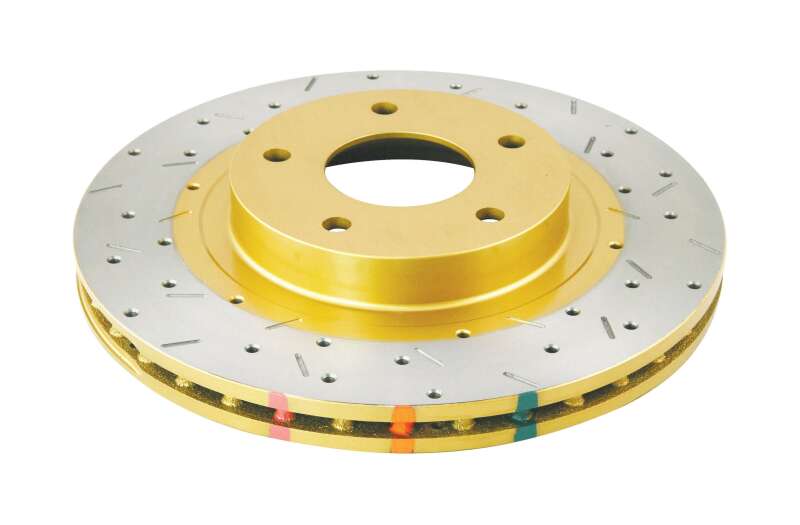 DBA — 4000 Series Rotor - Cross Drilled/Slotted Uni-Directional Rotor
Front 4000 Series XS Gold Brake Rotor