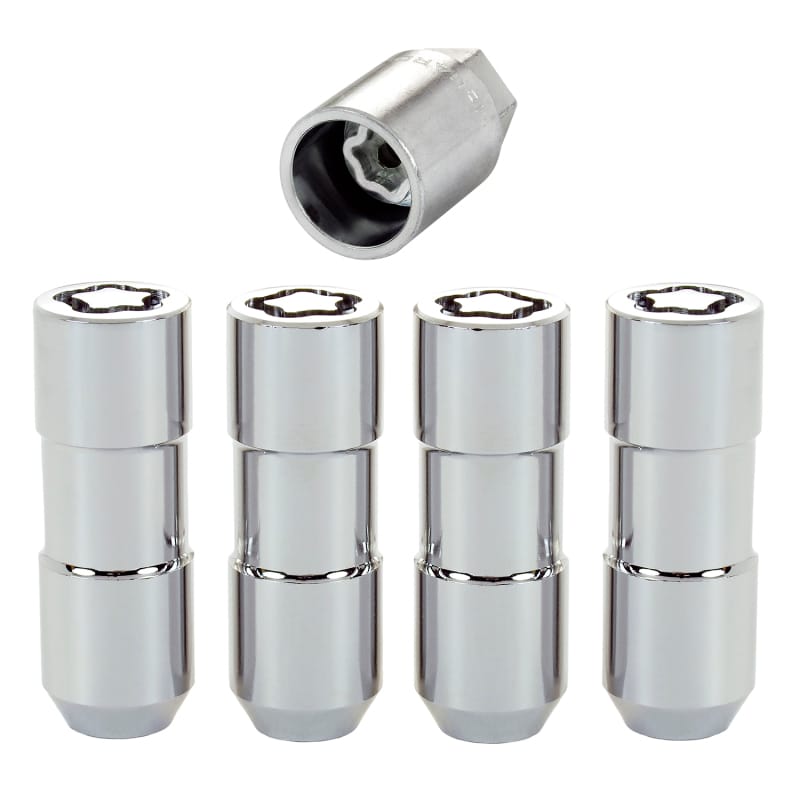 McGard — 1/2-20 Chrome Cone Seat Exposed Style Wheel Locks-2.50 OAL