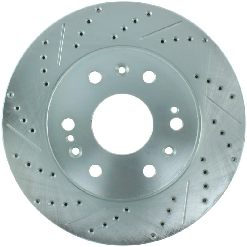 Stoptech — StopTech Select Sport Drilled and Slotted Brake Rotor; Front Right