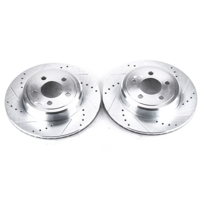 PowerStop — PowerStop Evolution Performance Drilled, Slotted & Plated Brake Rotor Pair