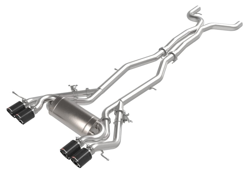 aFe — MACH Force-Xp 3 IN to 2-1/2 IN Stainless Steel Cat-Back Exhaust System Carbon