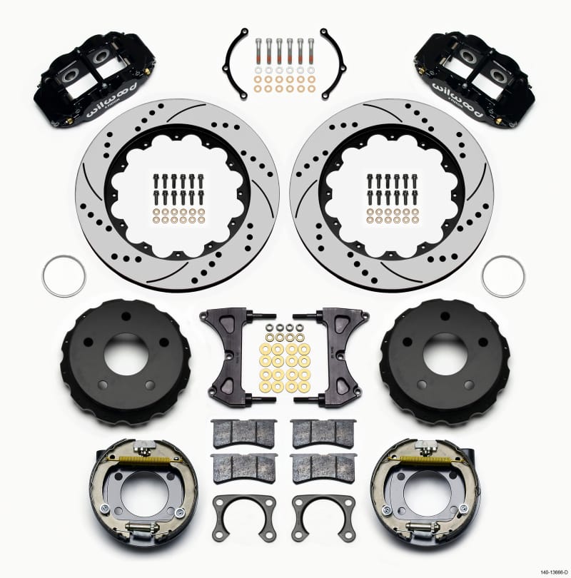 Wilwood — KIT,REAR,DISC/DRUM,BIG FORD,NEW STYLE FNSL4R,2.38 OFFSET,5x5.50 BC,14.00,SRP