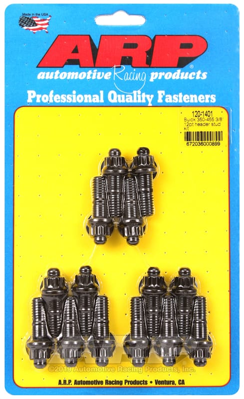 ARP — ARP Buick 350-455 3/8in 12pt header stud kit
