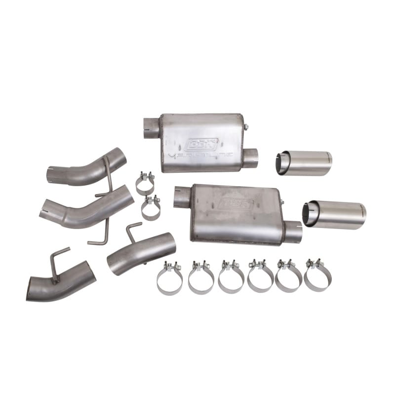 BBK — 2010-2015 CAMARO SS 6.2L VARITUNE AXLE BACK EXHAUST KIT (439 STAINLESS)
Vari-Tune Axle Back Exhaust Kit