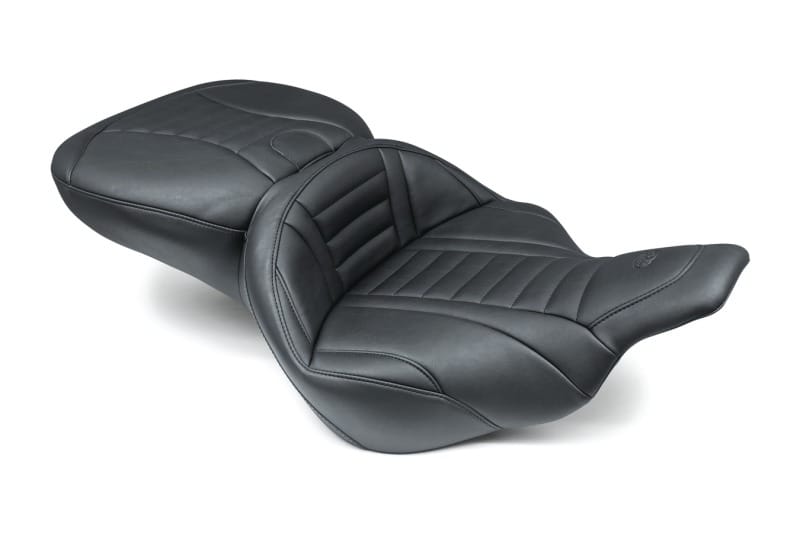 Mustang Motorcycle — Mustang 97-07 Harley Electra Glide,Rd Glide Super Touring 1PC Seat Deluxe - Black