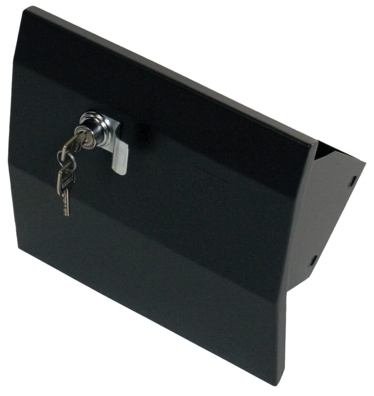 Tuffy Products — Tuffy Glove Box W/ Keyed Lock For Jeep Wrangler Jk Black