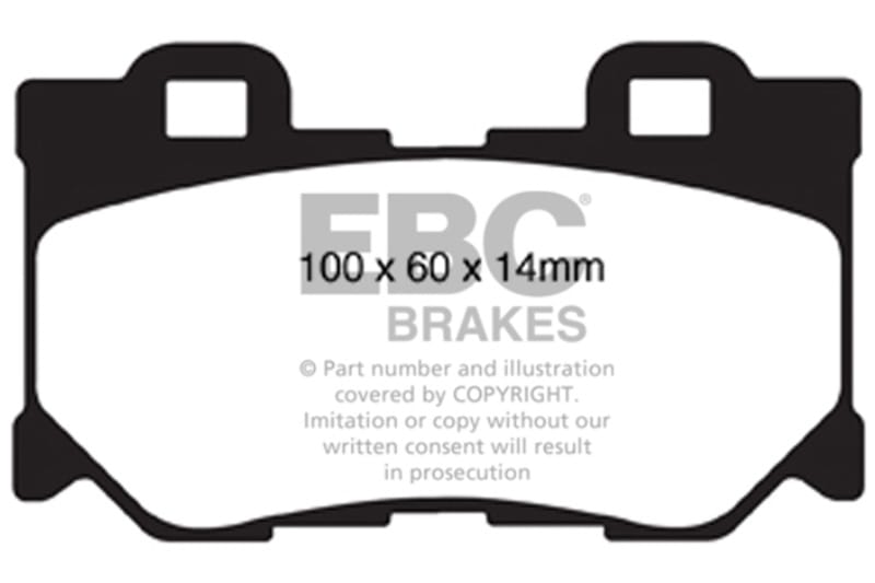 EBC — Redstuff Ceramic Low Dust Brake Pads