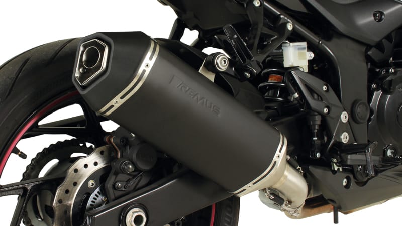 Remus — Remus 2018 Suzuki GSX-S 750/GSX-S 750 Z Okami Black Race Slip On w/Sound Insert